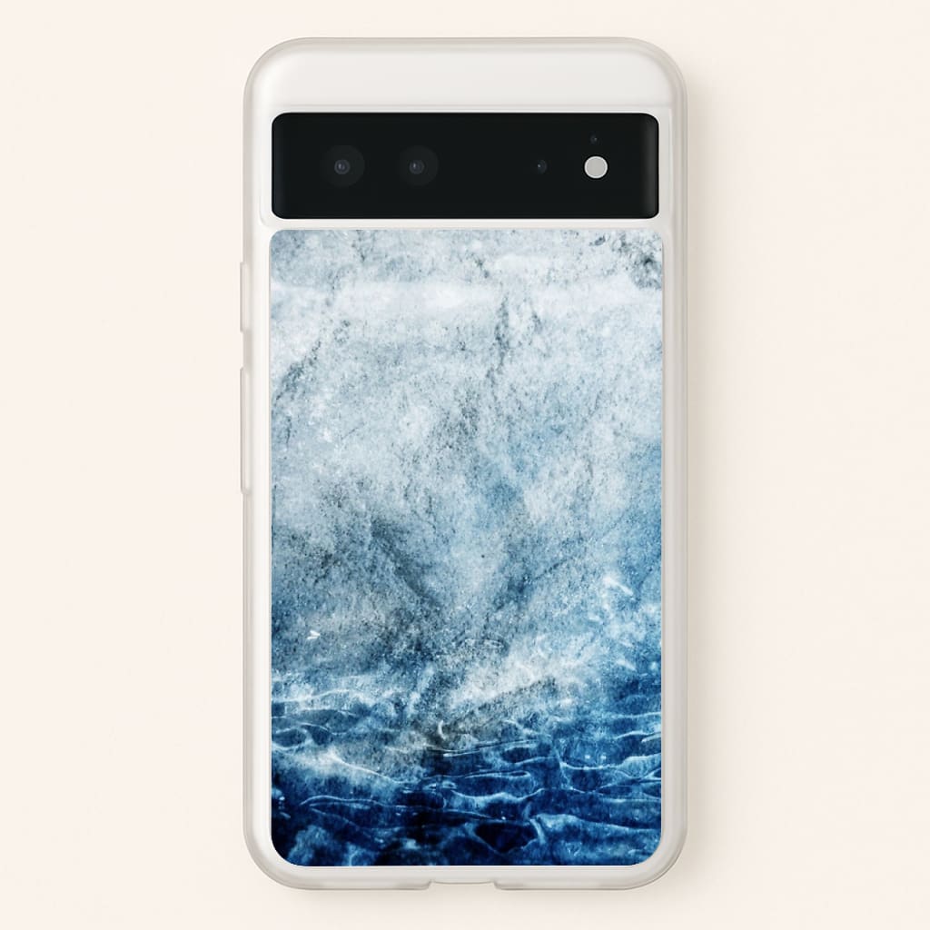 Sea Blue Marble - marble Phone Case for Google Pixel 6