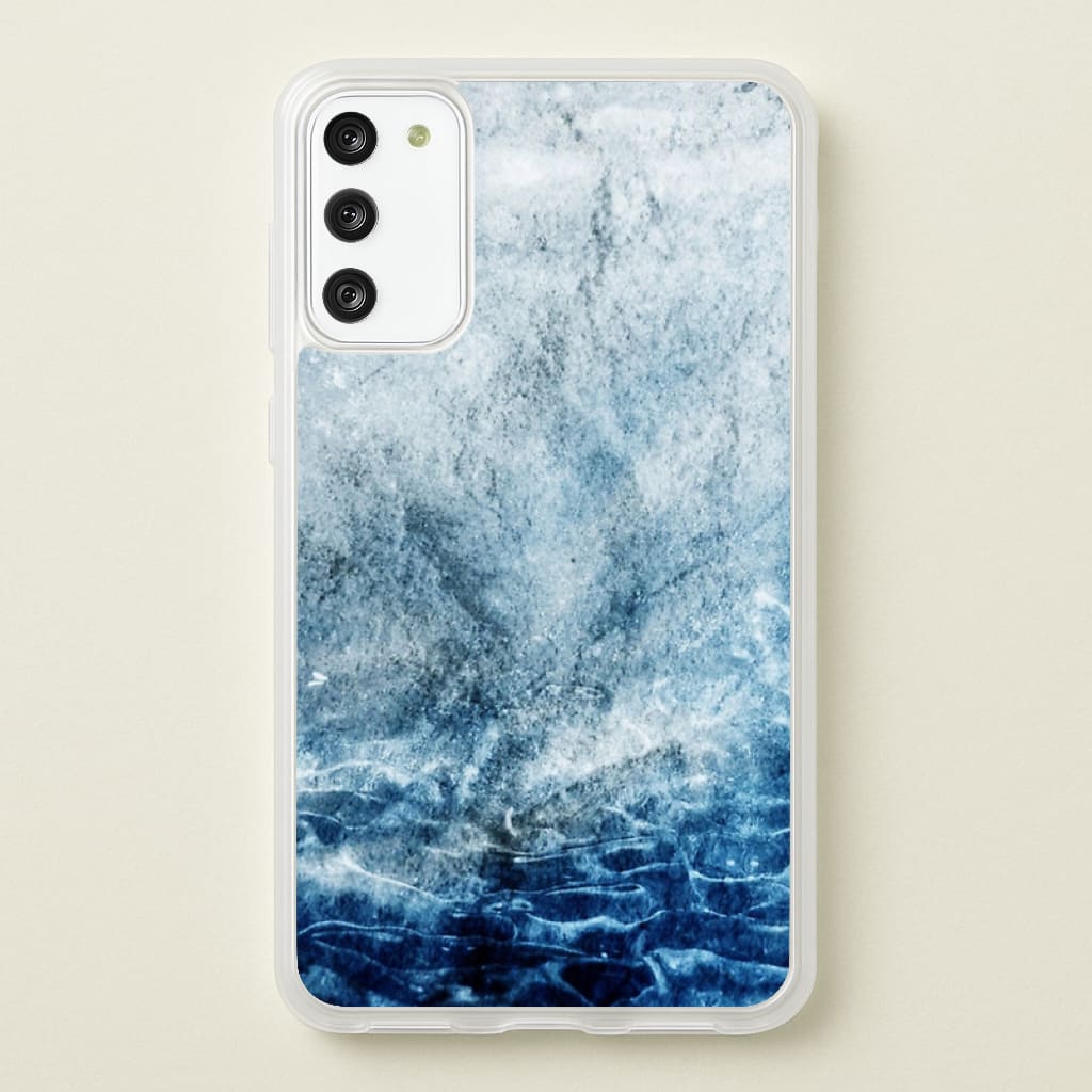 Sea Blue Marble - marble Phone Case for Galaxy S20FE