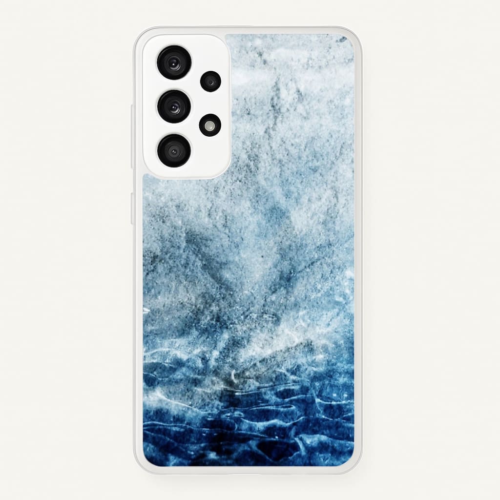Sea Blue Marble - marble Phone Case for Galaxy A53