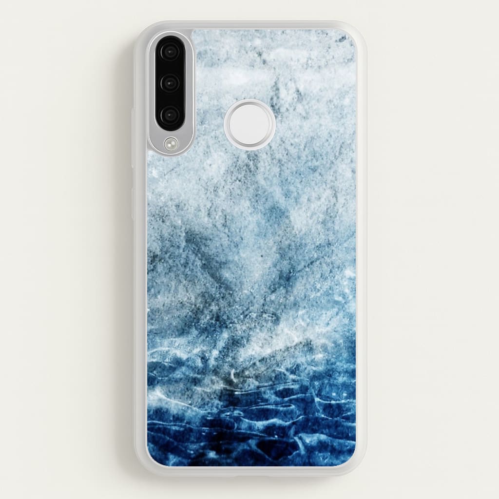 Sea Blue Marble - marble Phone Case for Huawei P30 Lite