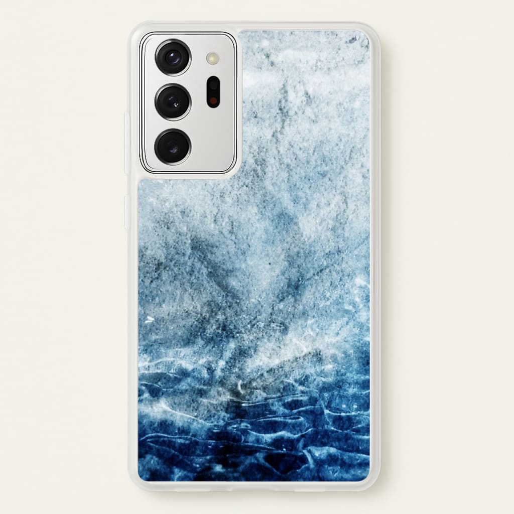 Sea Blue Marble - marble Phone Case for Galaxy Note 20 Ultra