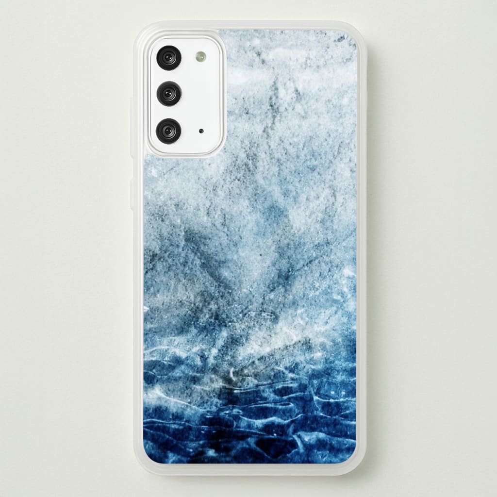 Sea Blue Marble - marble Phone Case for Galaxy Note 20