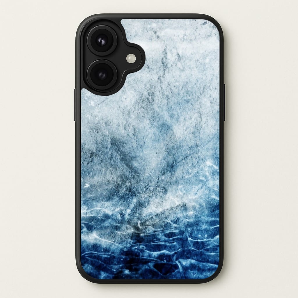 Sea Blue Marble Phone Case for iPhone 17