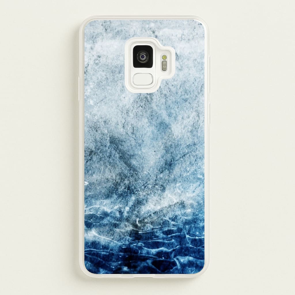 Sea Blue Marble - marble Phone Case for Galaxy S9