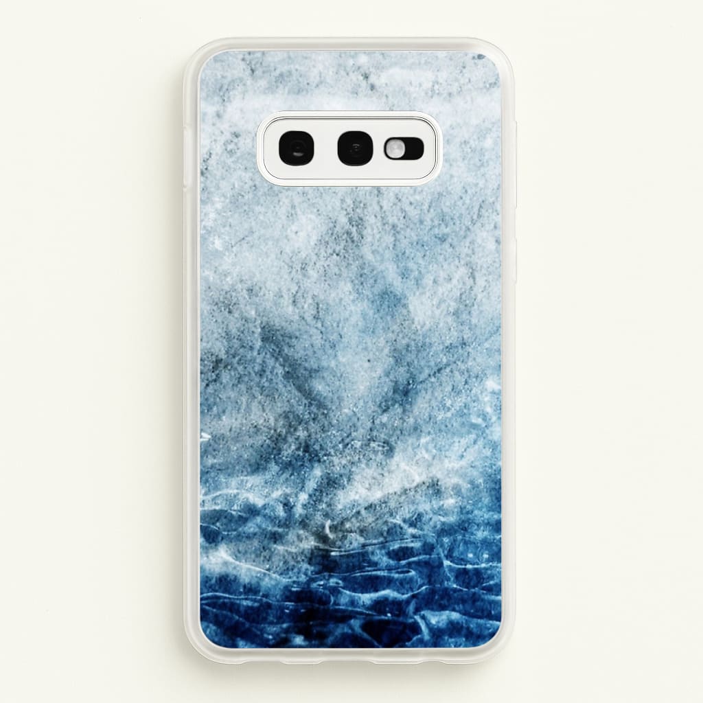 Sea Blue Marble - marble Phone Case for Galaxy S10e