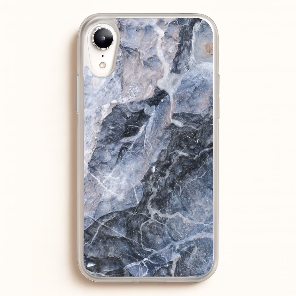Grey and White Marble - marble Phone Case for iPhone XR