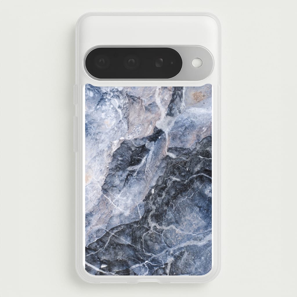 Grey and White Marble Phone Case for Google Pixel 10 Pro XL