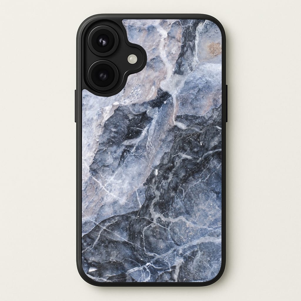 Grey and White Marble Phone Case for iPhone 17