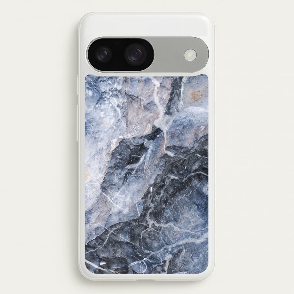 Grey and White Marble - marble Phone Case for Google Pixel 9 / 9 Pro