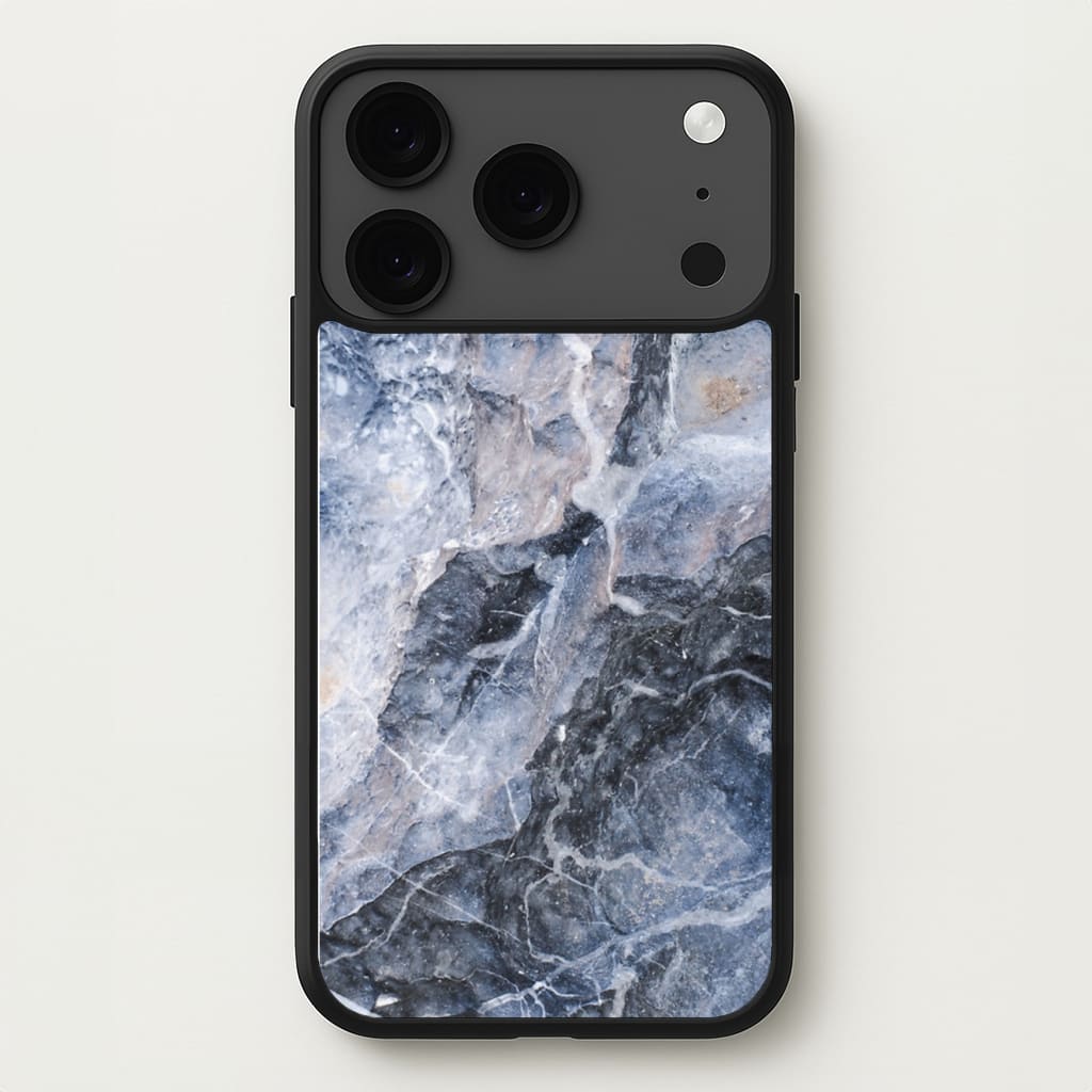 Grey and White Marble Phone Case for iPhone 17 Pro Max
