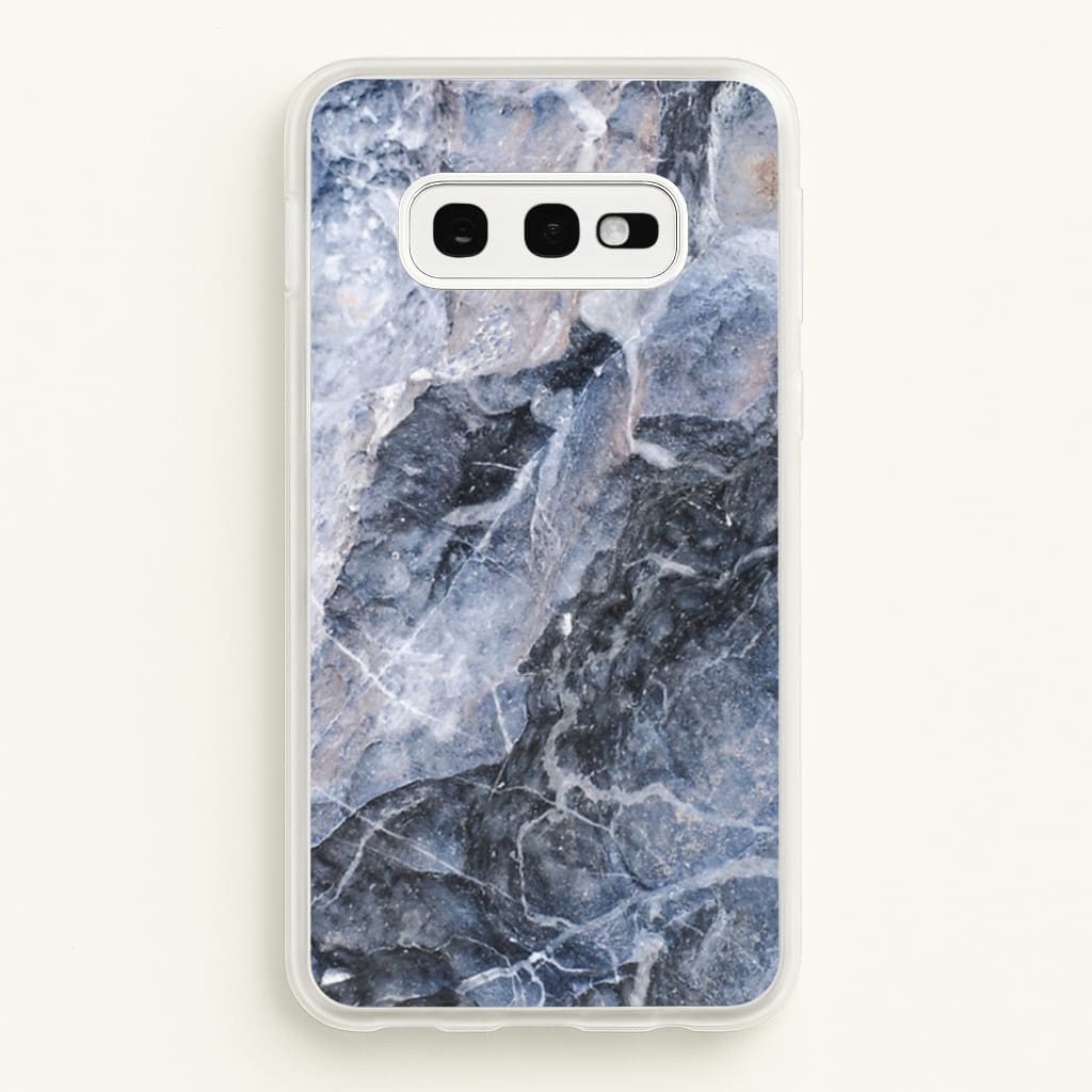 Grey and White Marble - marble Phone Case for Galaxy S10e