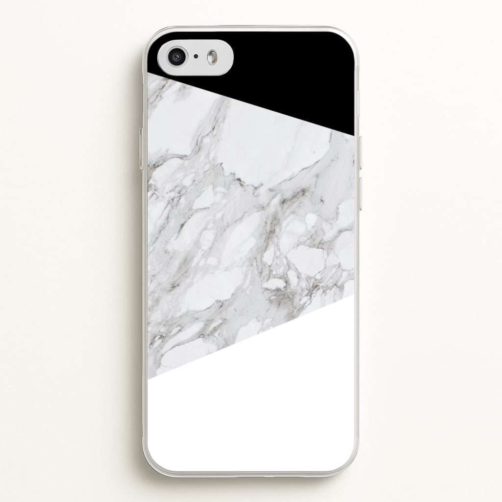 White, Black and Marble Pattern - marble Phone Case for iPhone 5 / 5s / SE 2016