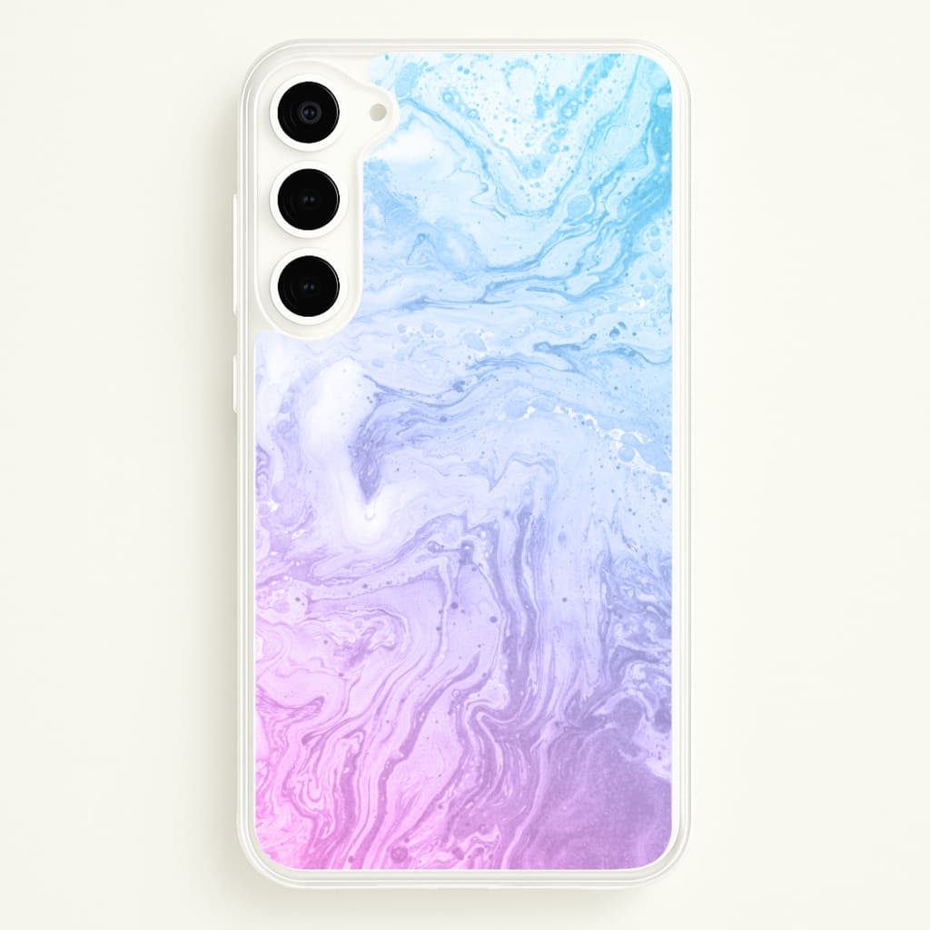 Purple Marble - marble Phone Case for Galaxy S23