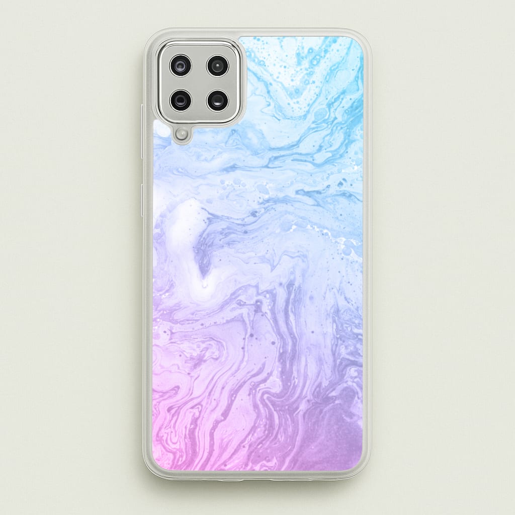 Purple Marble - marble Phone Case for Galaxy A12