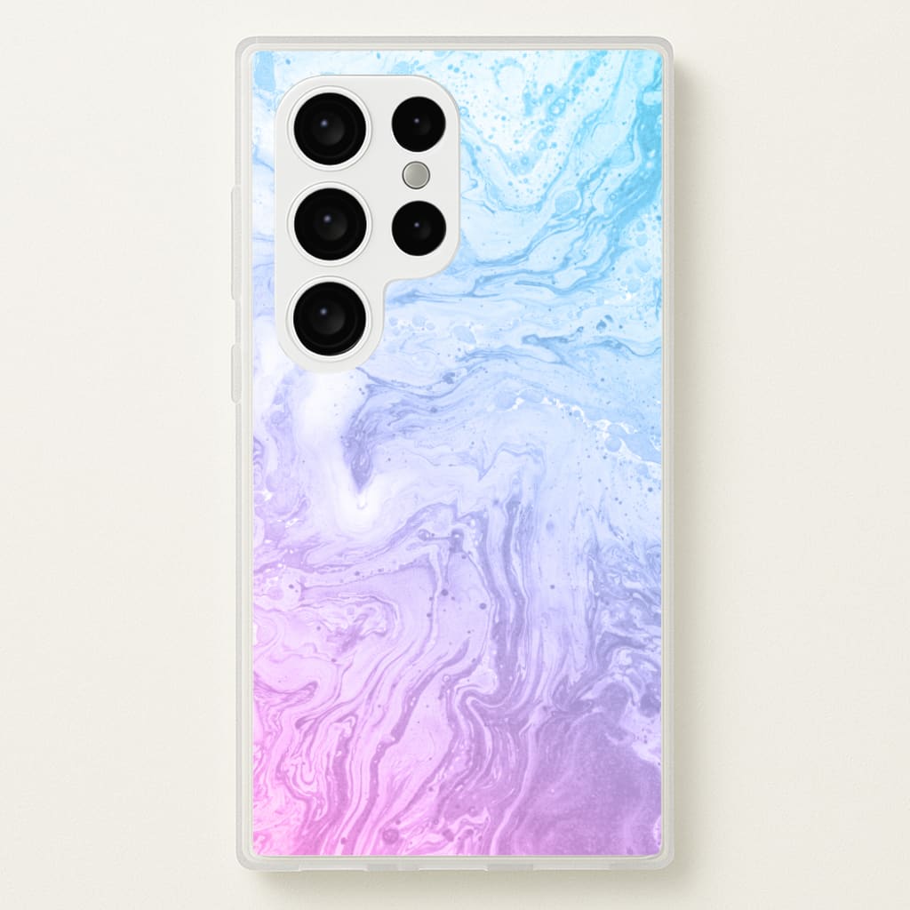 Purple Marble - marble Phone Case for Galaxy S24 Ultra
