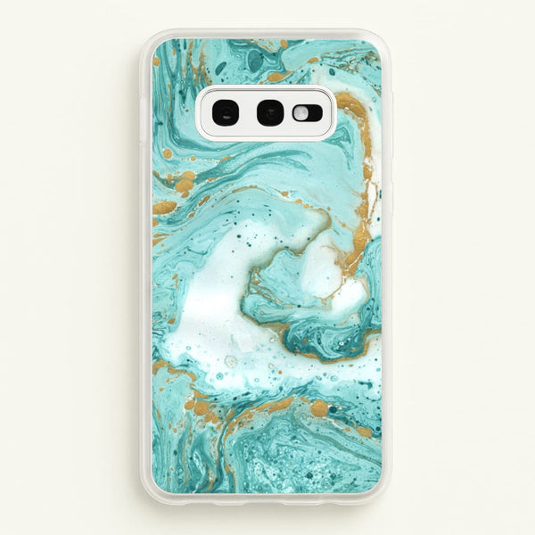 Green Marble - marble Phone Case for Galaxy S10e