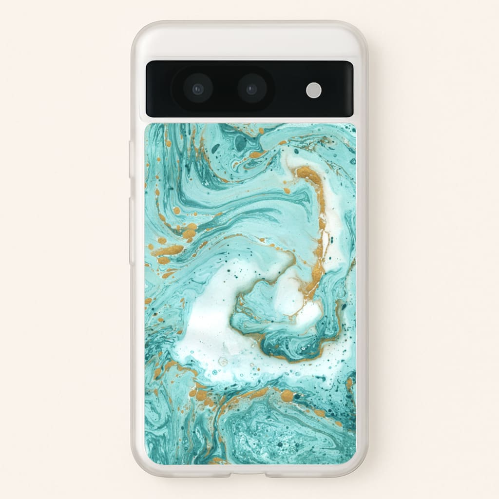 Green Marble - marble Phone Case for Google Pixel 8a