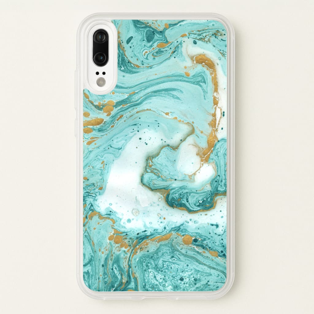 Green Marble - marble Phone Case for Huawei P20