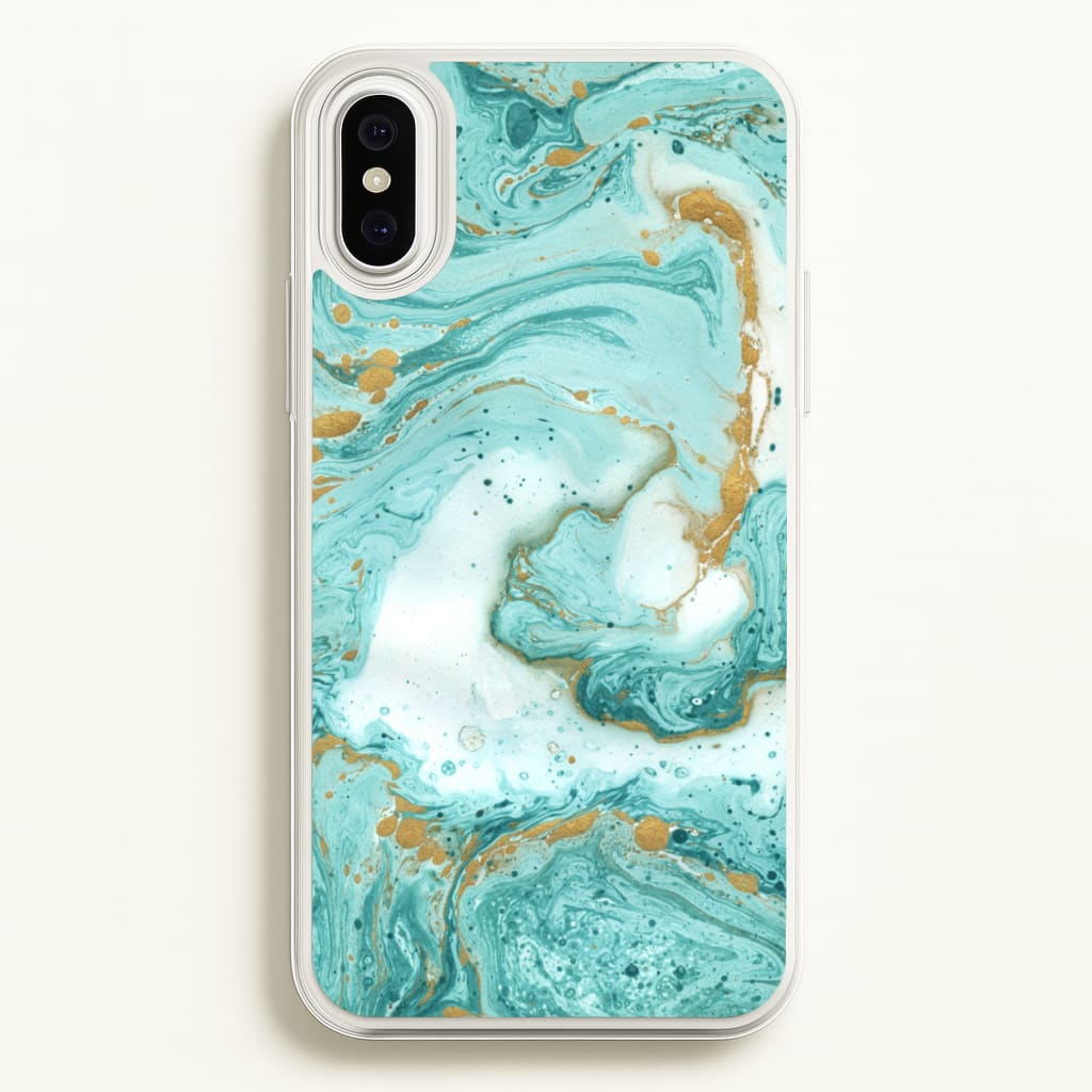 Green Marble - marble Phone Case for iPhone XS Max