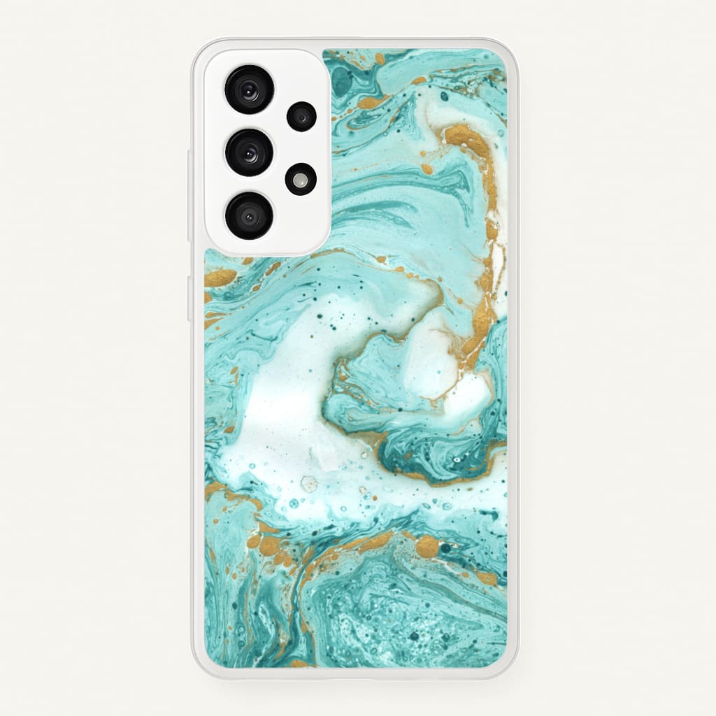 Green Marble - marble Phone Case for Galaxy A33