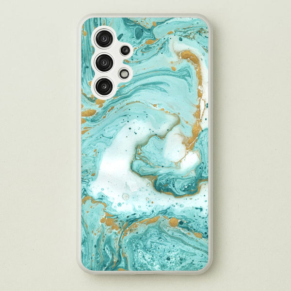 Green Marble - marble Phone Case for Galaxy A13