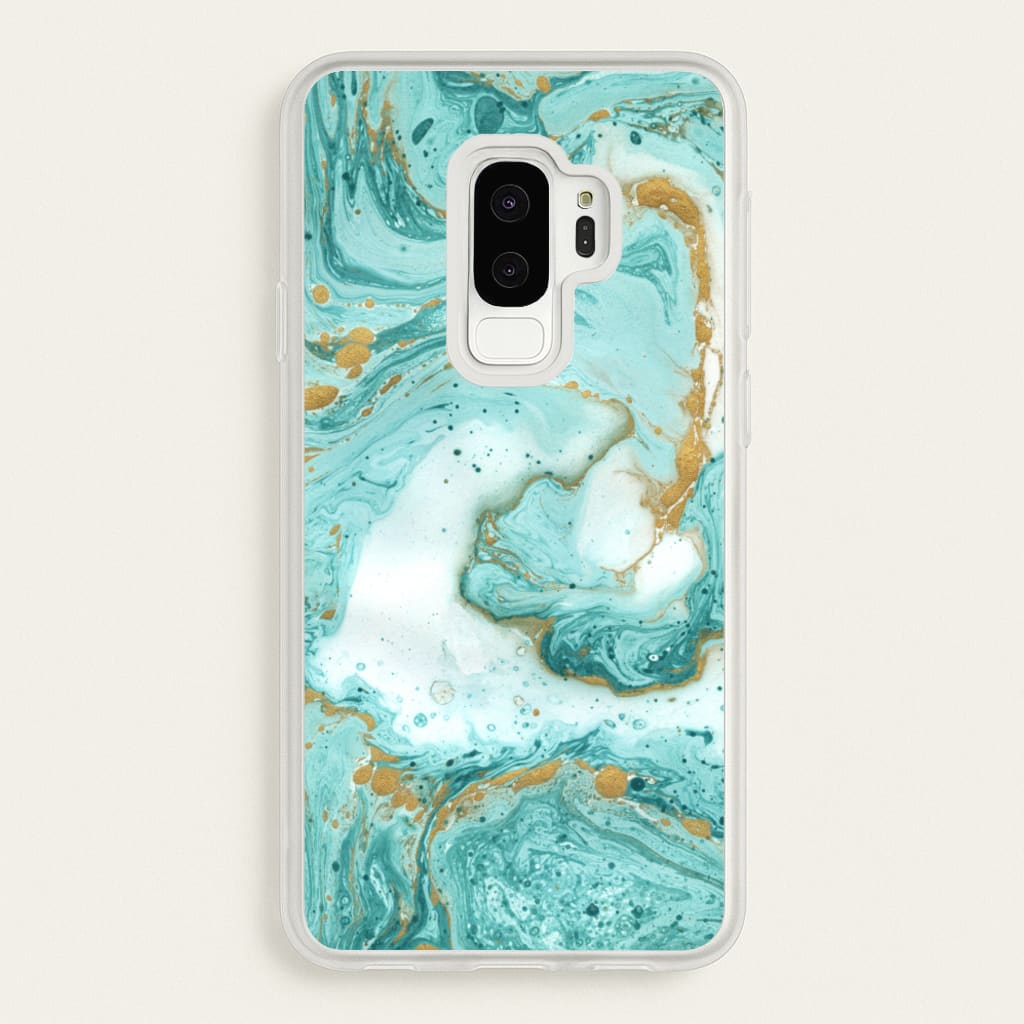 Green Marble - marble Phone Case for Galaxy S9 Plus