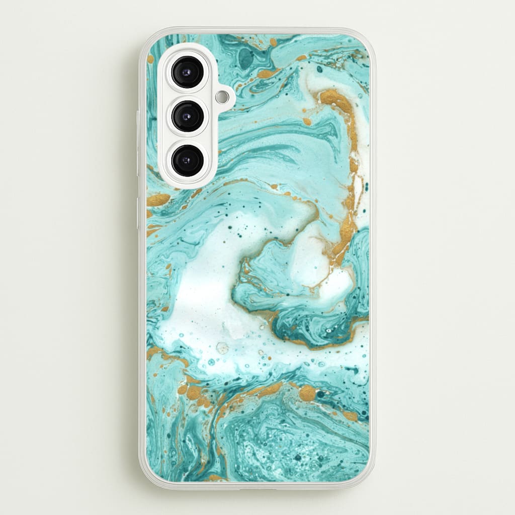 Green Marble - marble Phone Case for Galaxy A16