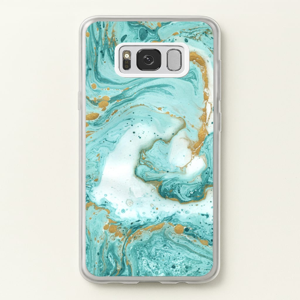 Green Marble - marble Phone Case for Galaxy S8 Plus
