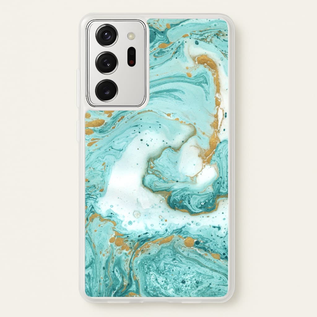 Green Marble - marble Phone Case for Galaxy Note 20 Ultra