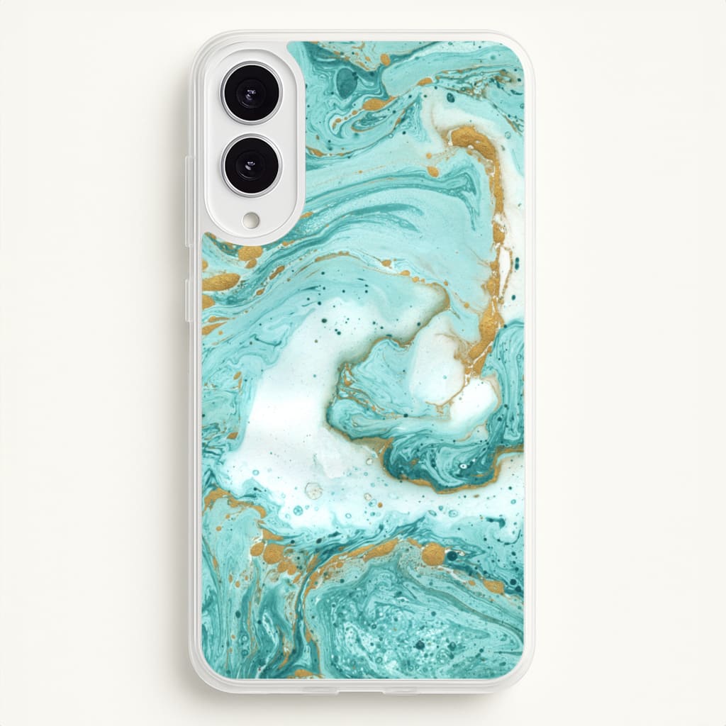 Green Marble - marble Phone Case for Galaxy S25 Edge