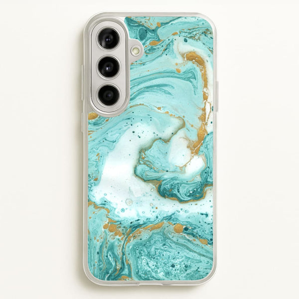 Green Marble - marble Phone Case for Galaxy A56