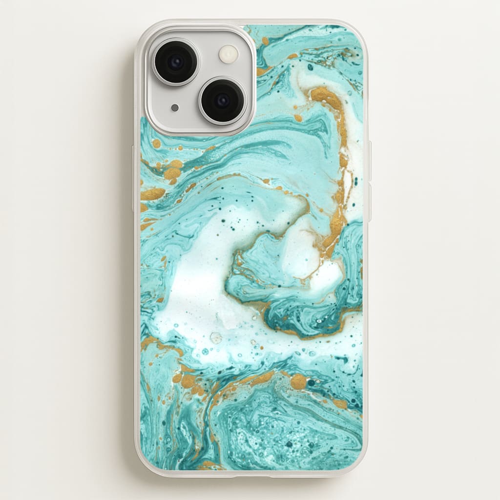 Green Marble - marble Phone Case for iPhone 13