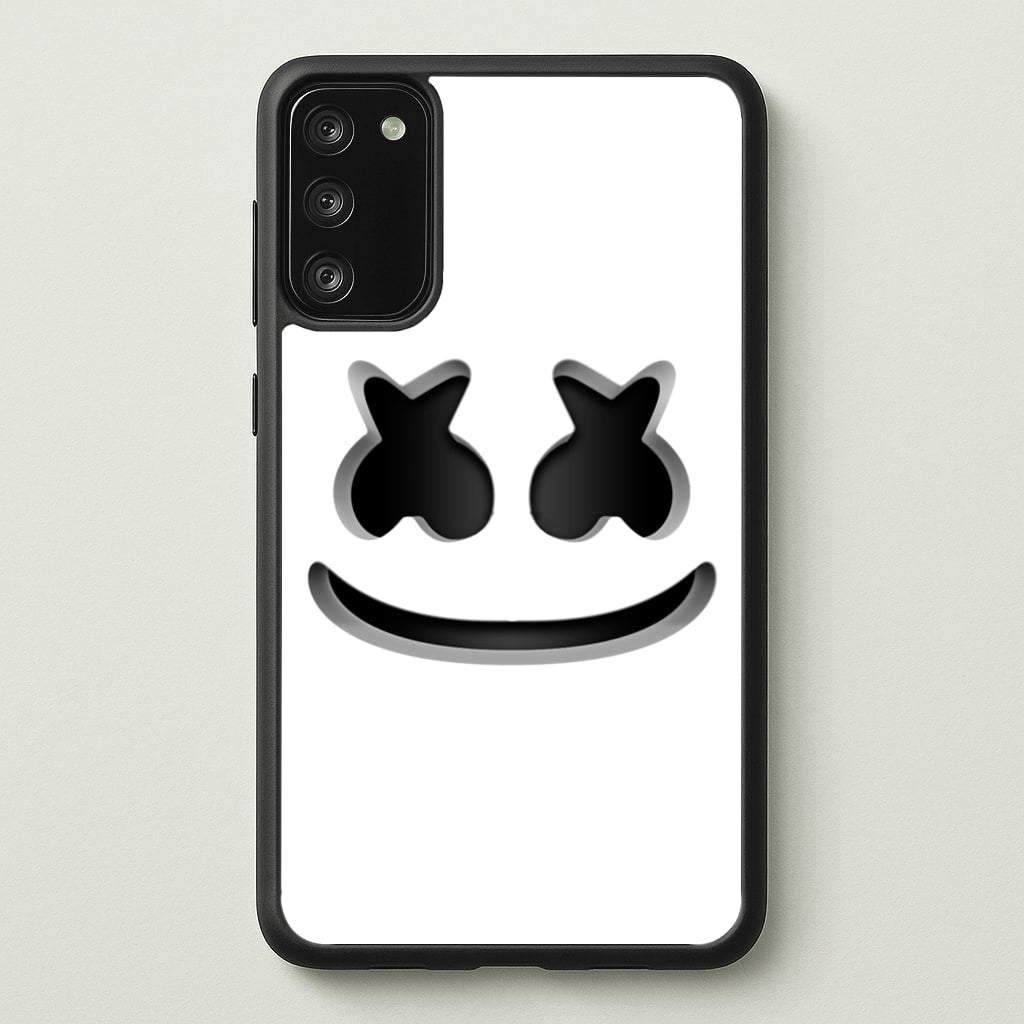 White Helmet DJ Helmet - Marshmello Phone Case for Galaxy S20
