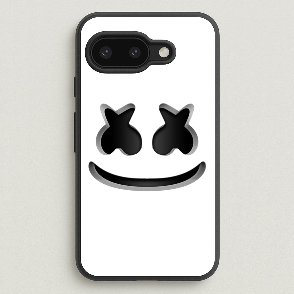White Helmet DJ Helmet - Marshmello Phone Case for Google Pixel 9a
