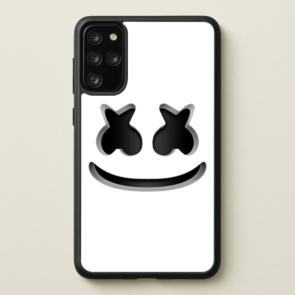 White Helmet DJ Helmet - Marshmello Phone Case for Galaxy S20 Plus