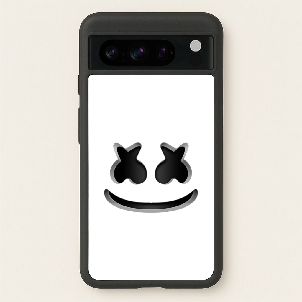 White Helmet DJ Helmet - Marshmello Phone Case for Google Pixel 8 Pro