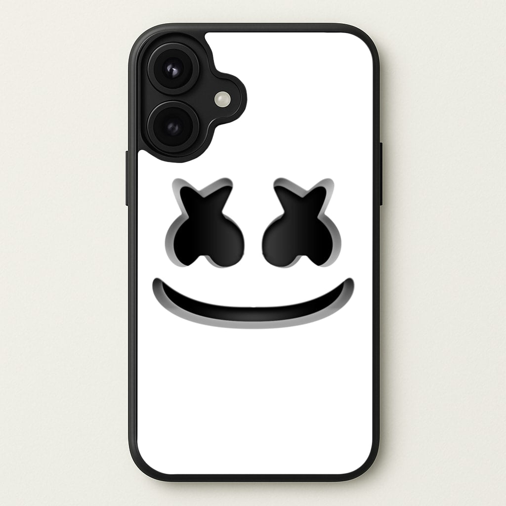 White Helmet DJ Helmet Phone Case for iPhone 17
