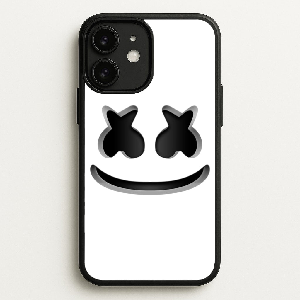 White Helmet DJ Helmet - Marshmello Phone Case for iPhone 11