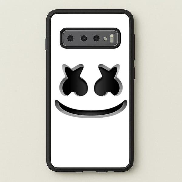 White Helmet DJ Helmet - Marshmello Phone Case for Galaxy S10
