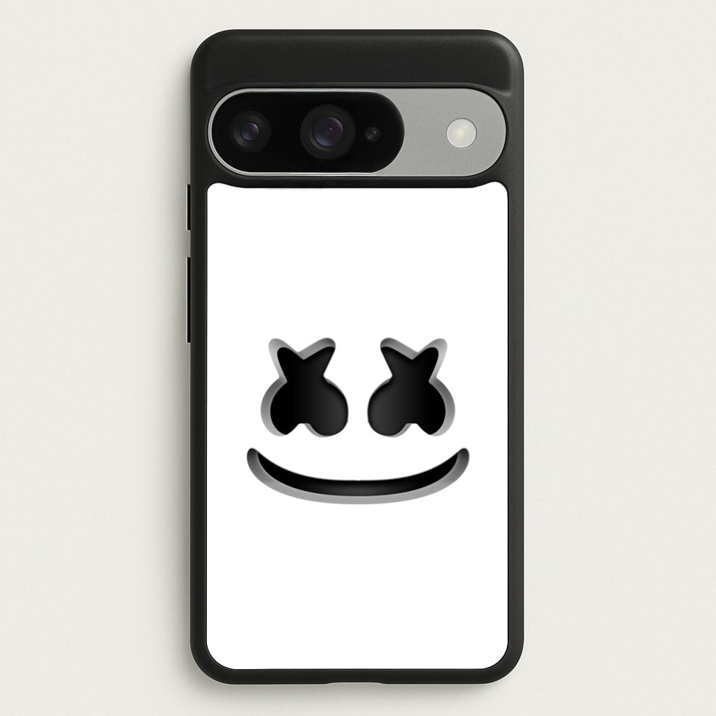 White Helmet DJ Helmet Phone Case for Google Pixel 10 / 10 Pro