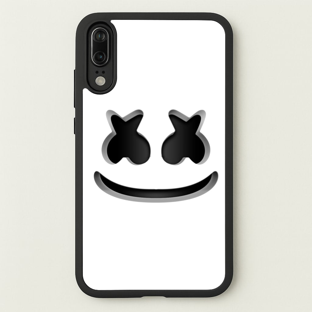 White Helmet DJ Helmet - Marshmello Phone Case for Huawei P20