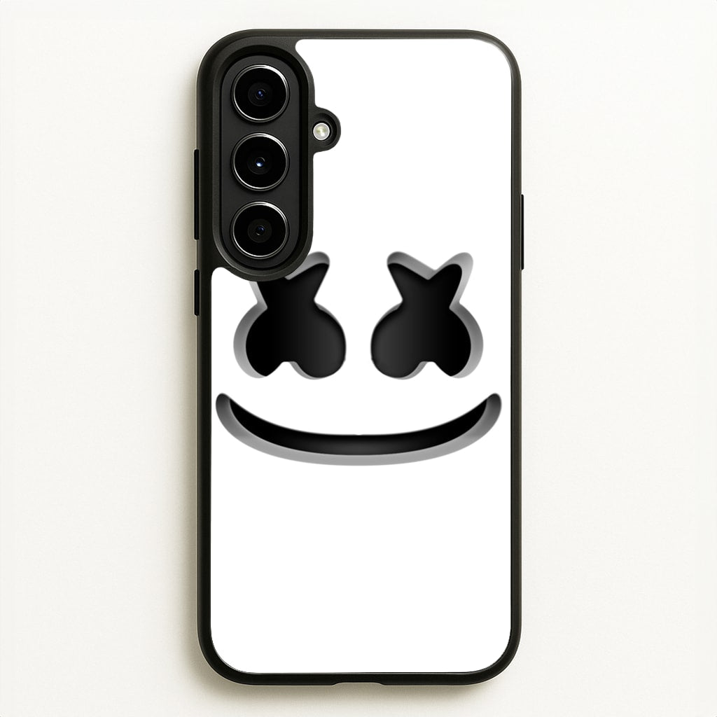 White Helmet DJ Helmet - Marshmello Phone Case for Galaxy A56