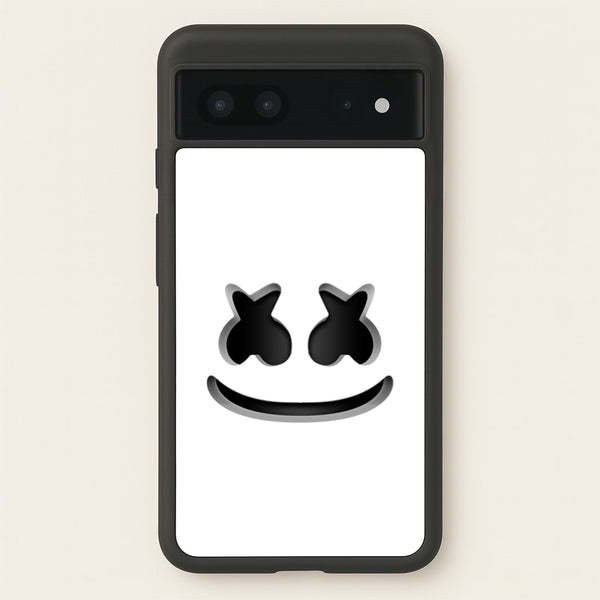 White Helmet DJ Helmet - Marshmello Phone Case for Google Pixel 7