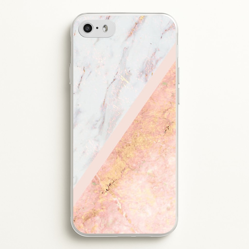Marble and Rose Gold - marble Phone Case for iPhone 5 / 5s / SE 2016