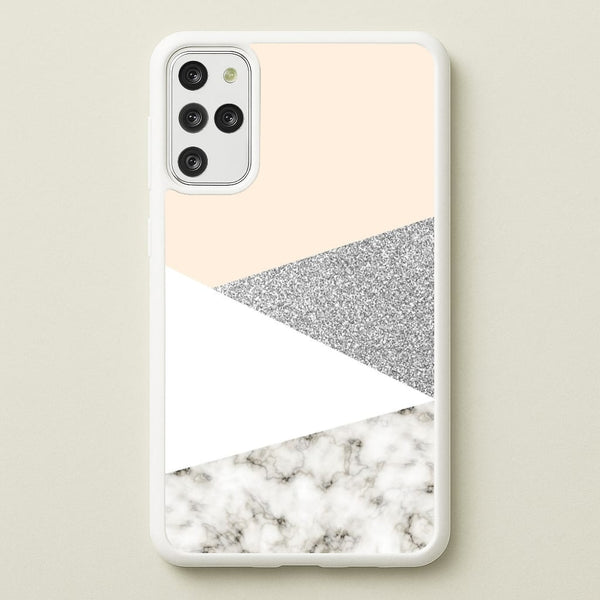 Abstract Marble and Silver Pattern - marble Phone Case for Galaxy S20 Plus