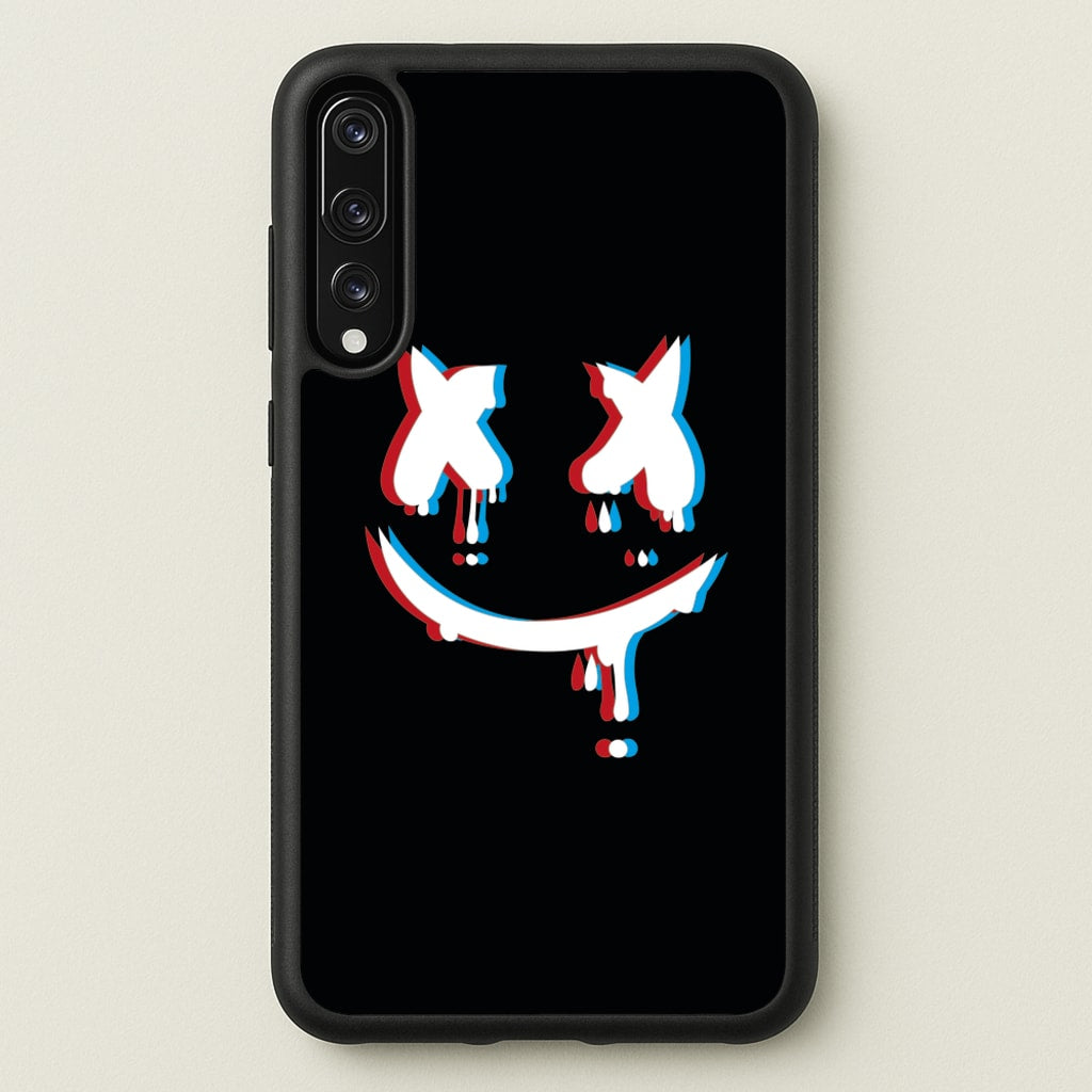 Blue Blur - White Helmet DJ - Marshmello Phone Case for Huawei P20 Pro