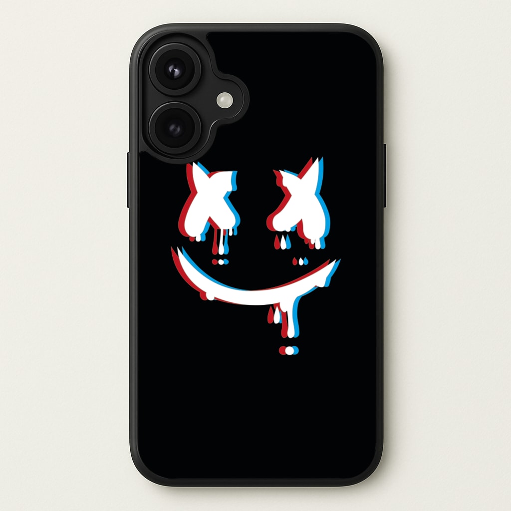 Blue Blur - White Helmet DJ Phone Case for iPhone 17