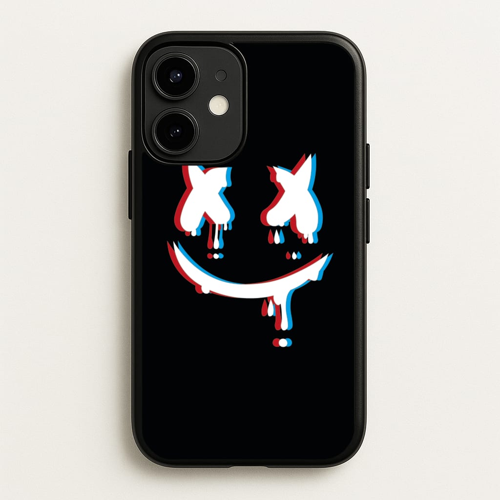Blue Blur - White Helmet DJ - Marshmello Phone Case for iPhone 12 Mini