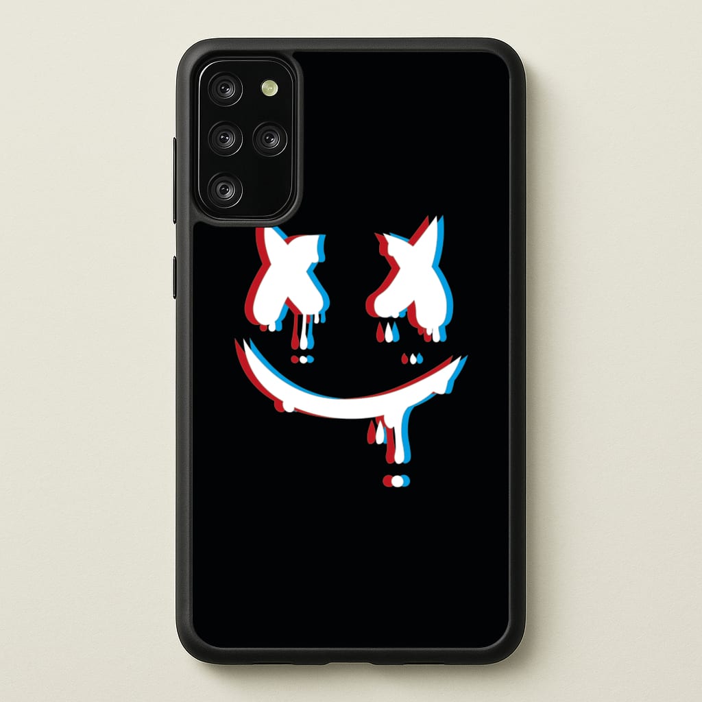 Blue Blur - White Helmet DJ - Marshmello Phone Case for Galaxy S20 Plus