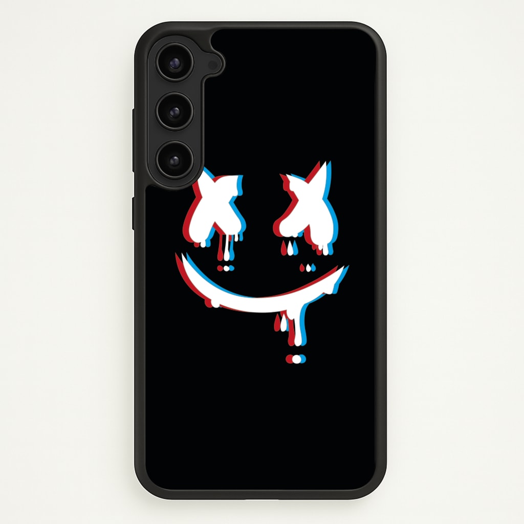 Blue Blur - White Helmet DJ - Marshmello Phone Case for Galaxy S23 Plus